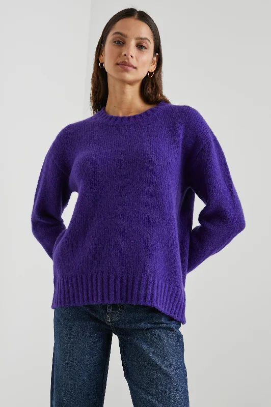 OLIVIA SWEATER - ULTRA VIOLET Moisture-wicking sweaters