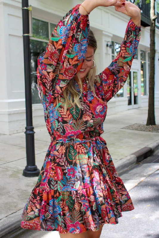 Just Like That Floral Mini Dress Revolve mini dresses