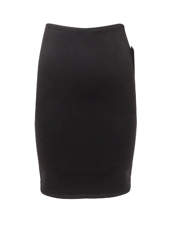 Chi Chi Pencil Mini Skirt Printed Denim Skirt