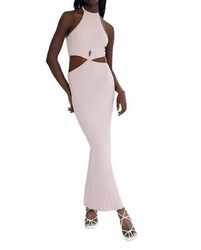 Indigo Maxi Dress in Slipper Pink Sleeveless maxi dresses