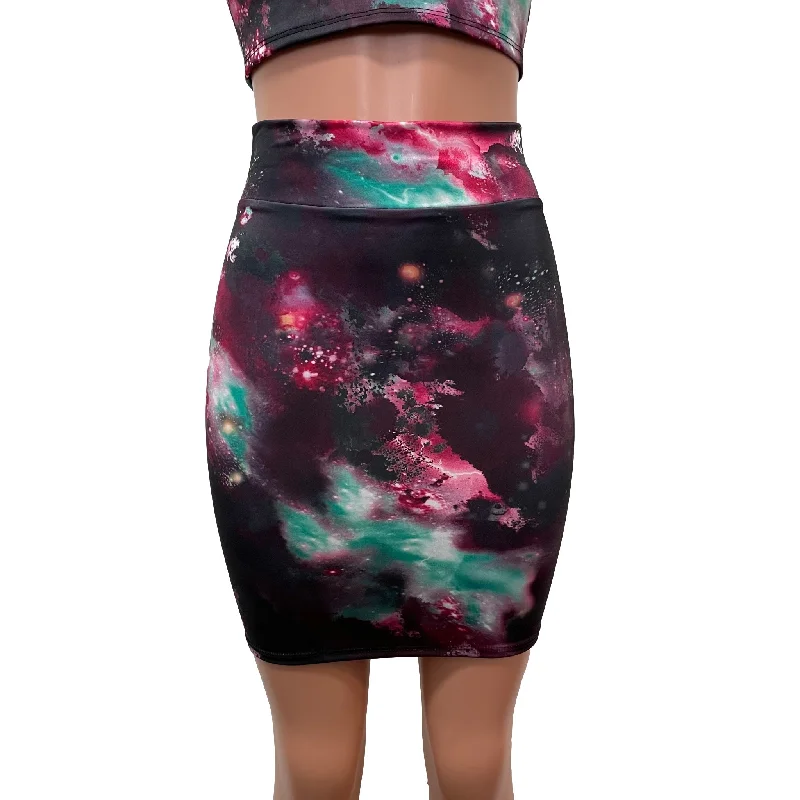 SALE - SMALL - New Galaxy High Waisted Pencil Mini Skirt Mini Skirt Party