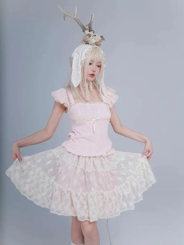 Rose Island AW24 Elf Guardian - Cottage Fairy Core Mini Skirt Mini Skirt Trend