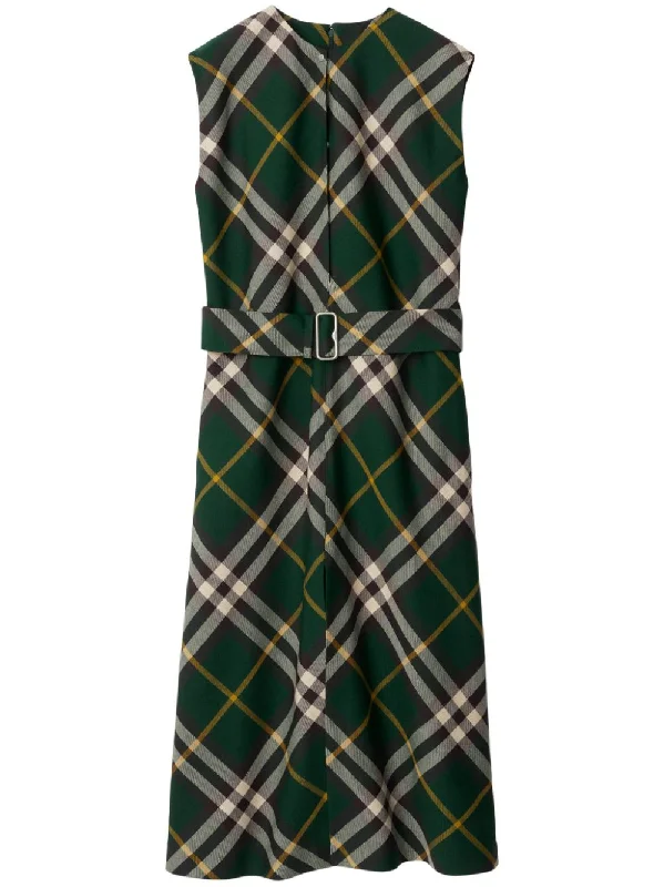Burberry Dresses Green Chiffon unclassified dresses