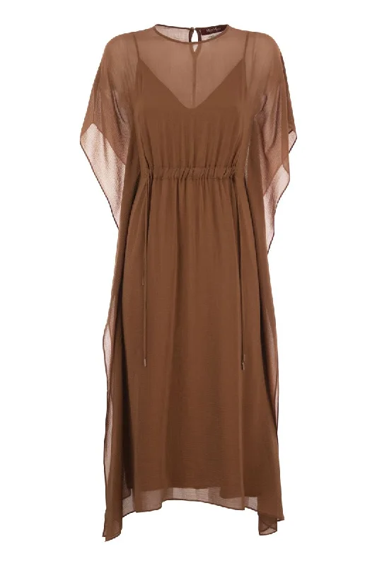 CALENDA - Silk blend dress Minimalist unclassified dresses