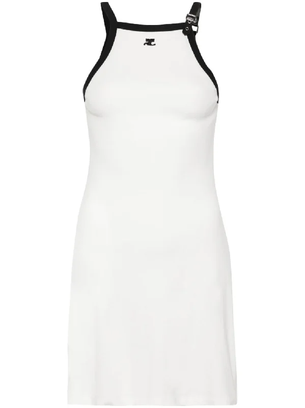 Courreges Pre Dresses White Budget-friendly unclassified dresses