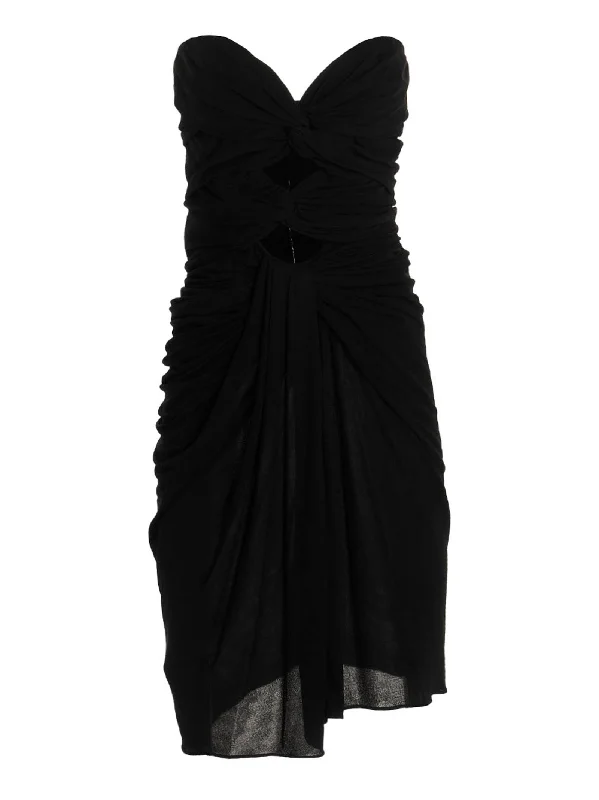 Draped Cut Out Dress Summer unclassified dresses