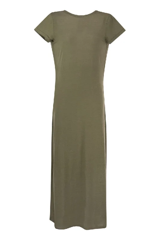 Dress with back neckline Halter unclassified dresses