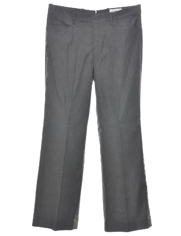 Grey Suit Trousers - W32 L32 Color block unclassified dresses
