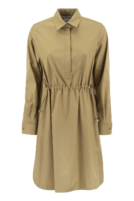 JUANITA - Poplin chemise dress Velvet unclassified dresses