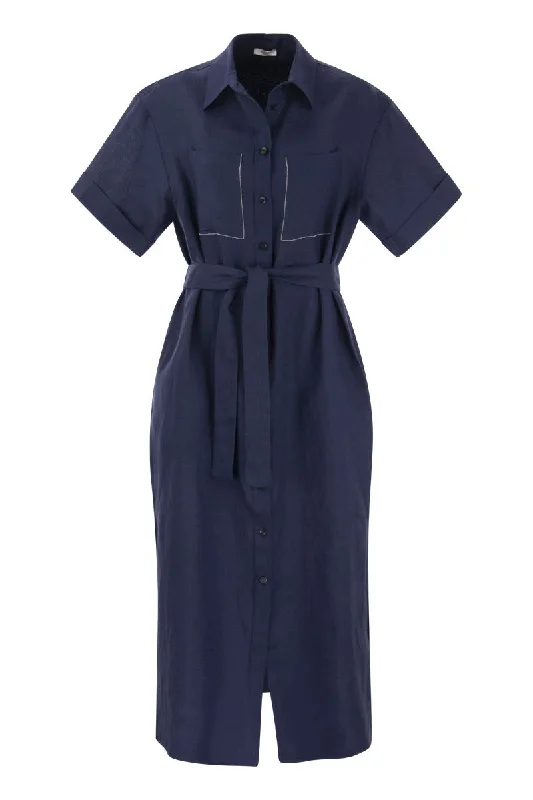 Linen chemisier dress Holiday unclassified dresses