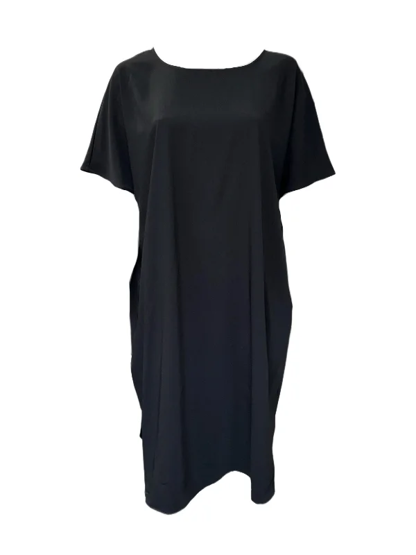 Marina Rinaldi Women's Black Dalmata Pullover Shift Dress NWT Anniversary unclassified dresses Marina Rinaldi Women's Black Dalmata Pullover Shift Dress NWT Anniversary unclassified dresses