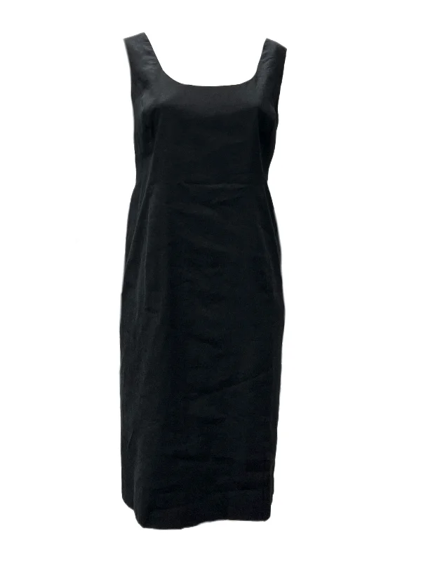 Marina Rinaldi Women's Black Dovizia Dress NWT Ruffled unclassified dresses