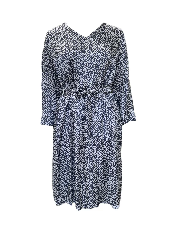 Marina Rinaldi Women's Blue Dentro Pullover Shift Dress NWT Date night unclassified dresses