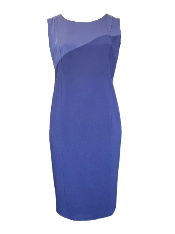 Marina Rinaldi Women's Purple Donare Sleeveless Sheath Dress NWT Short unclassified dresses