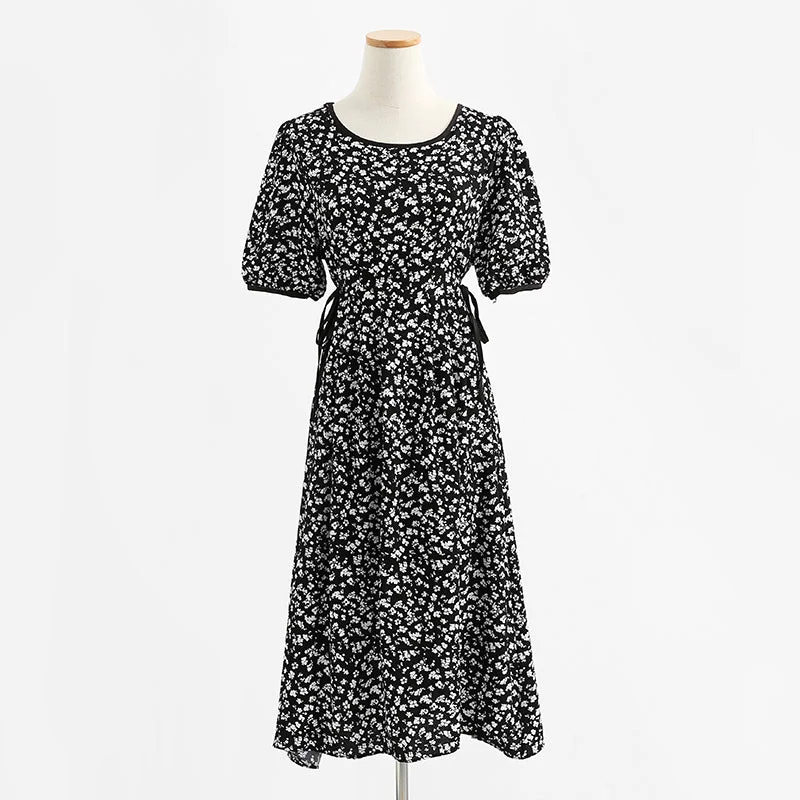 New chiffon dress with slim waist  4279 Tiered unclassified dresses