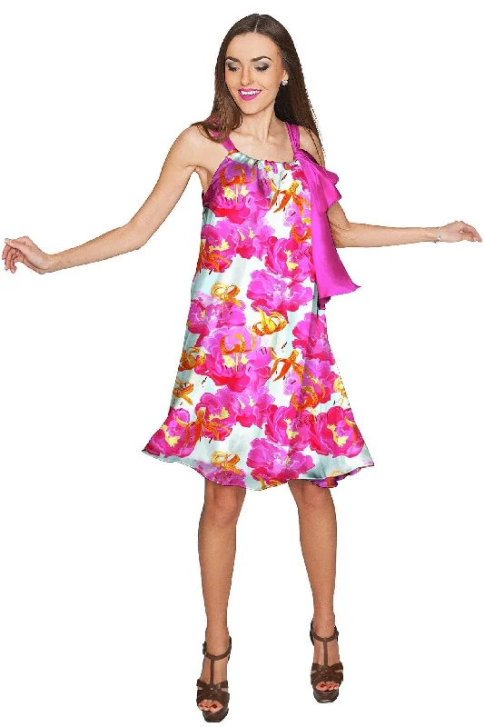 Sweet Illusion Melody Pink Chiffon Summer Dress - Women Lightweight unclassified dresses Sweet Illusion Melody Pink Chiffon Summer Dress - Women Lightweight unclassified dresses