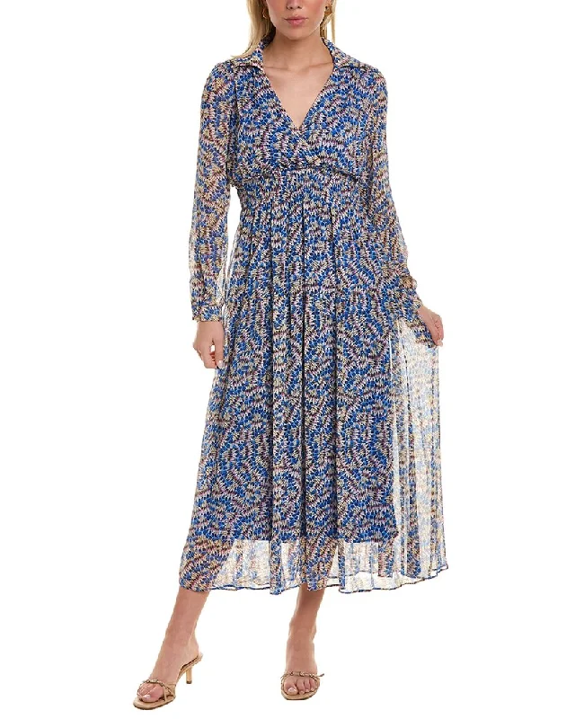 Taylor Surplice Midi Dress Bodycon Midi Skirt